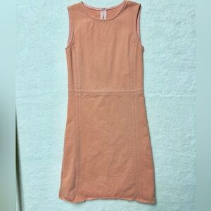 Korean Orange Jean dress